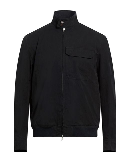 Paltò Black Arturo Cor Jacket Cotton, Polyester, Polyamide, Elastane for men