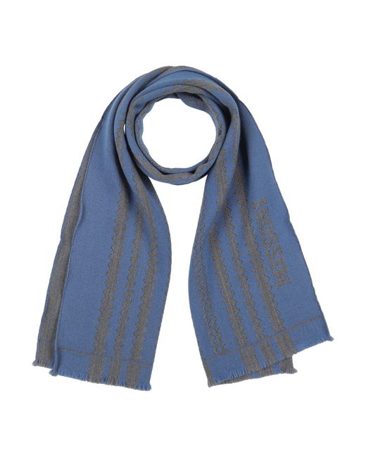 Missoni Blue Light Scarf Wool