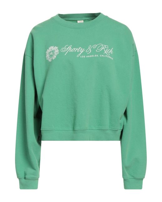 Sporty & Rich Green Sweatshirt