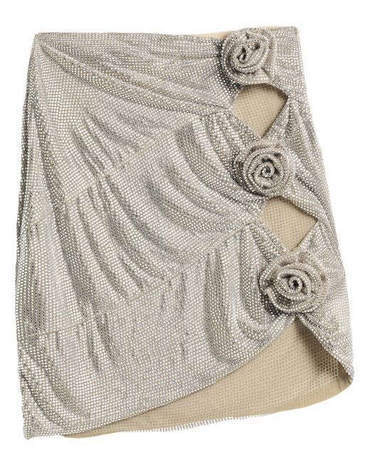 GIUSEPPE DI MORABITO Gray Minirock
