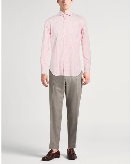 Barba Napoli Pink Shirt for men