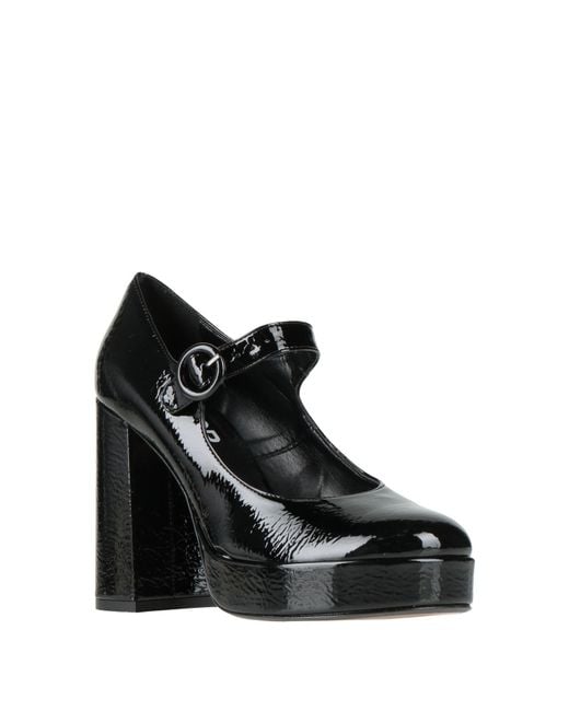 Doop Black Pumps Textile Fibers