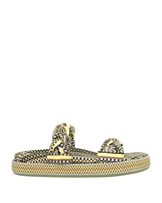 Amambaih Metallic Sandals