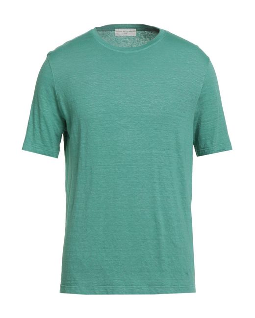 FILIPPO DE LAURENTIIS Green T-shirt for men