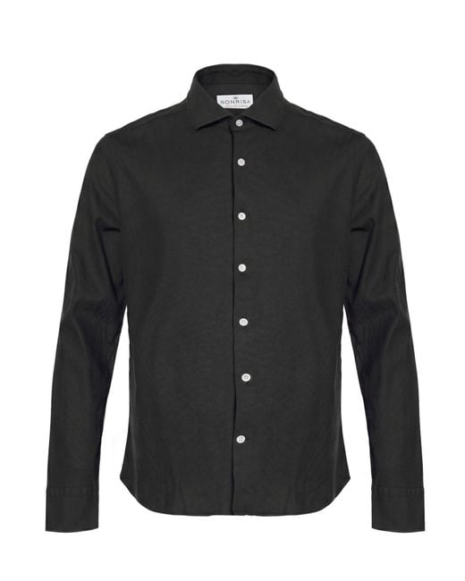 Sonrisa Black Shirt Cotton for men