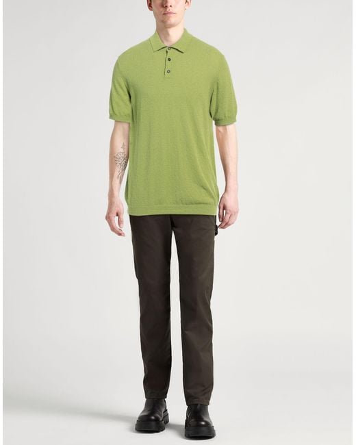 Polo di Roberto Collina in Green da Uomo