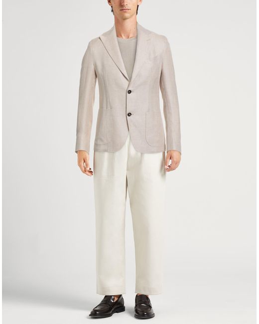 Americana Eleventy de hombre de color White