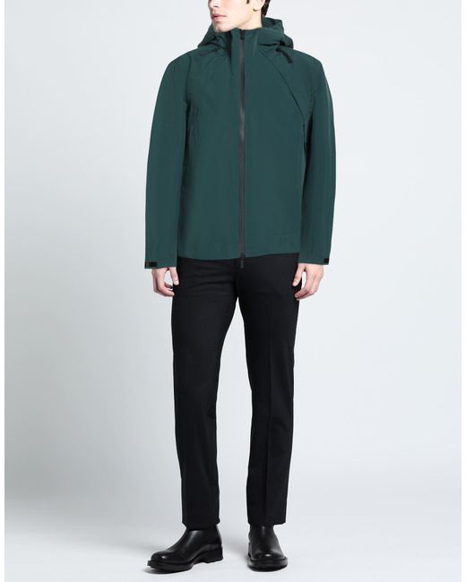 RANRA Green Emerald Jacket Polyamide for men