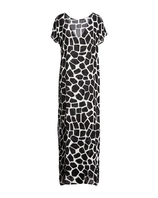 Carla G White Maxi Dress Viscose