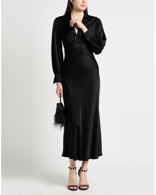 Ottod'Ame Black Maxi Dress Viscose