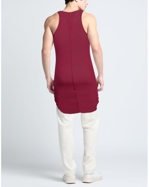 Rick Owens Red Tank Top for men