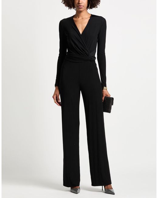 Tom Ford Black Jumpsuit Viscose, Polyamide, Elastane