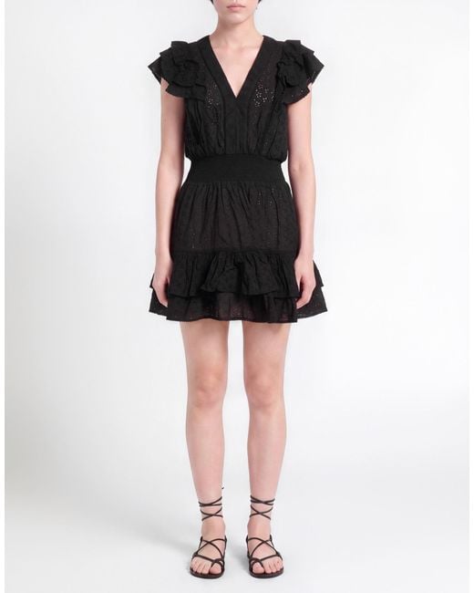 Poupette Black Mini Dress Cotton