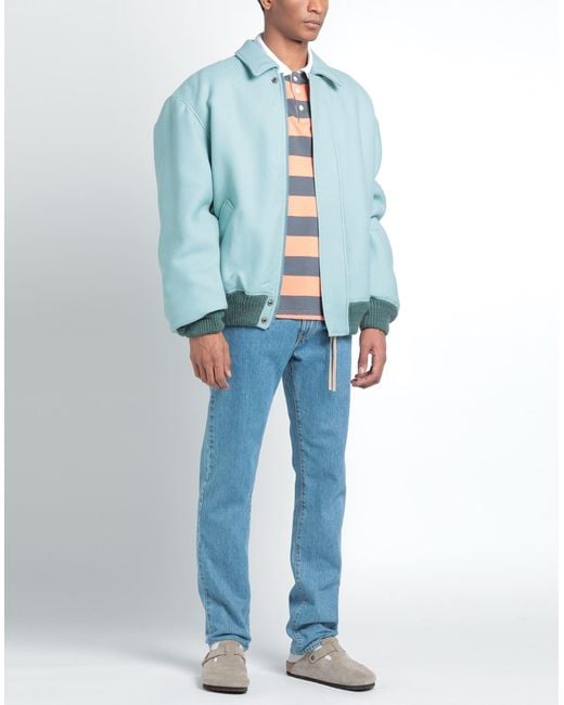 Acne Blue Jacket Wool for men