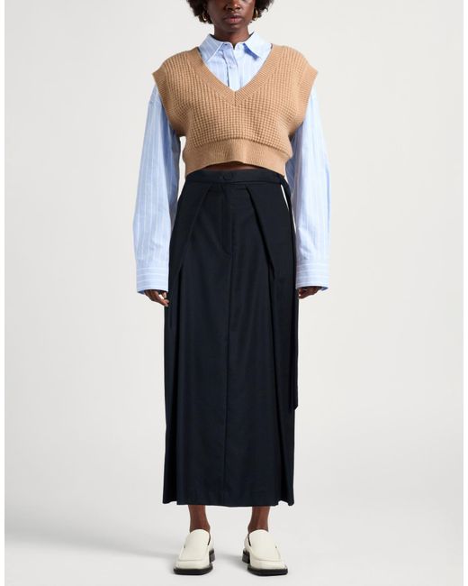 Maison Flâneur Blue Maxi Skirts