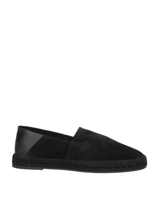 Officine Generale Black Espadrilles for men