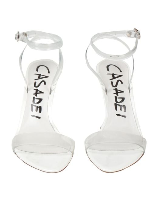 Casadei White Sandals