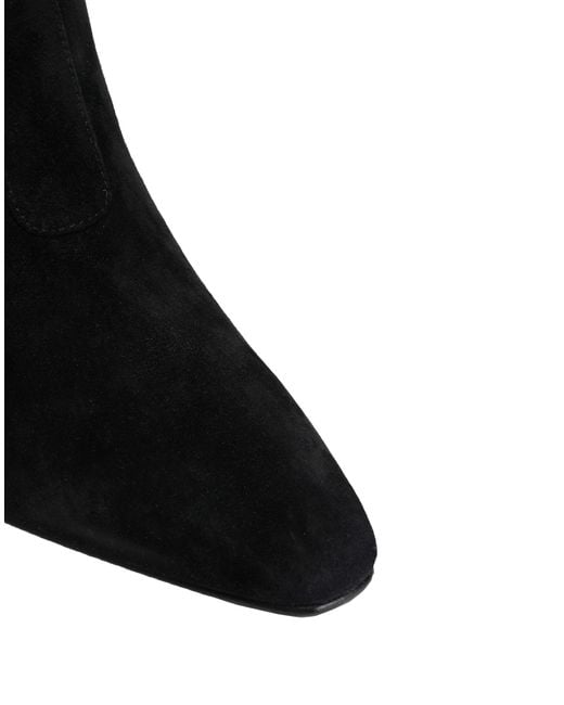 Roger Vivier Black Boot Leather