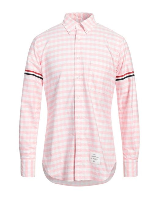 Thom Browne Pink Shirt for men