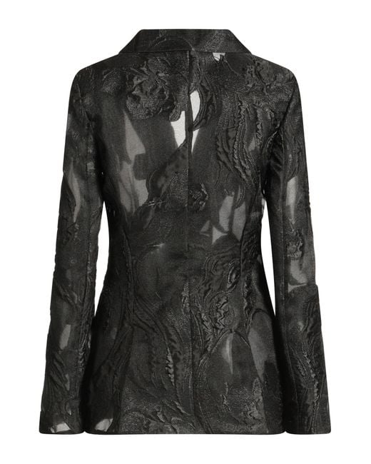 Alberta Ferretti Black Blazer Polyester