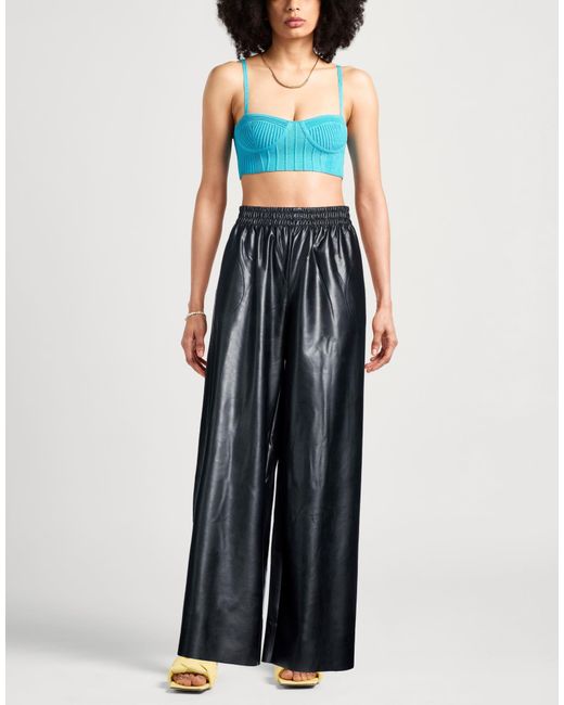 Norma Kamali Blue Pants