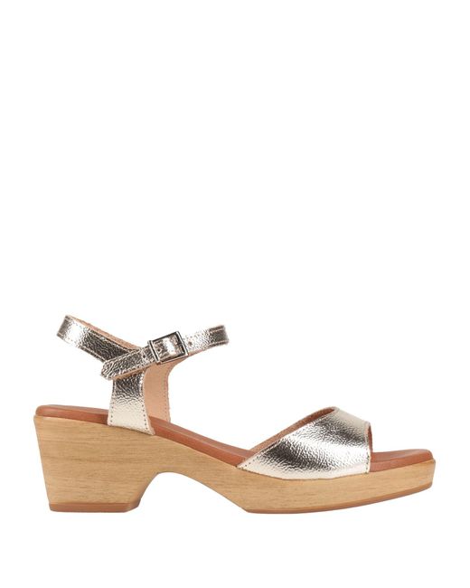 SPARWOMAN Natural Sandals Leather