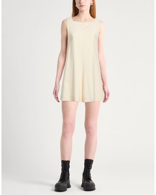 Carven Natural Mini Dresses