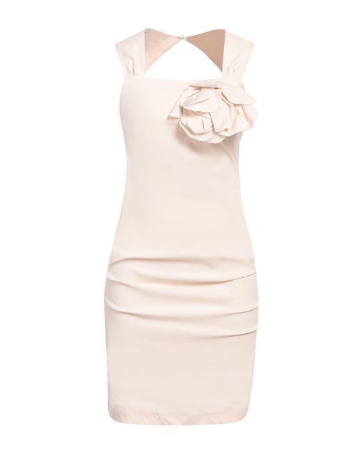 Siste's Natural Mini Dress Viscose, Nylon, Elastane