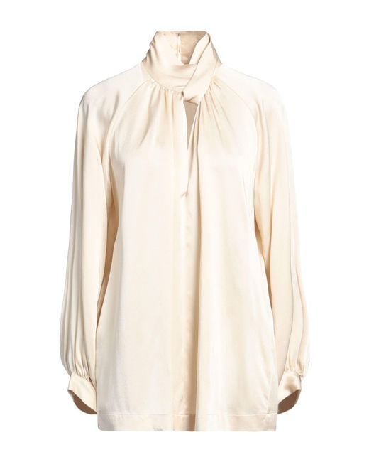 Semicouture White Top Acetate, Viscose