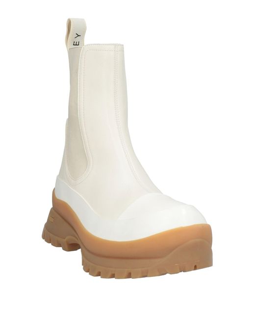 Stella McCartney White Ankle Boots