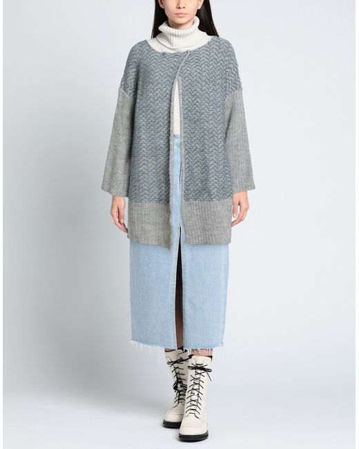 PHO® Firenze Gray Cardigan Acrylic, Wool, Viscose, Alpaca Wool