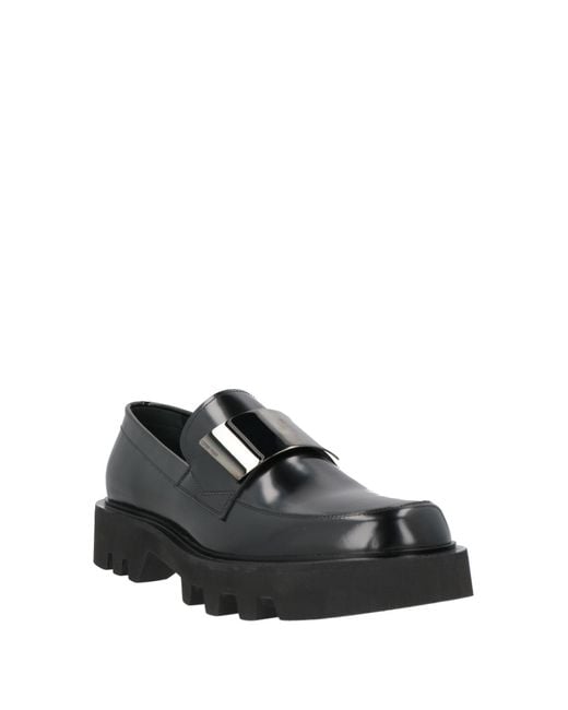 Sergio Rossi Black Loafers Leather for men