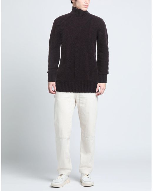 Costumein Blue Turtleneck Polyamide, Alpaca Wool, Merino Wool for men