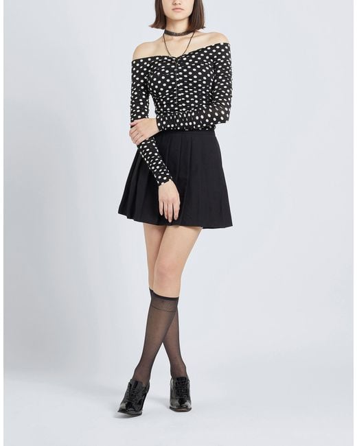 8 by YOOX Black Mini Skirt