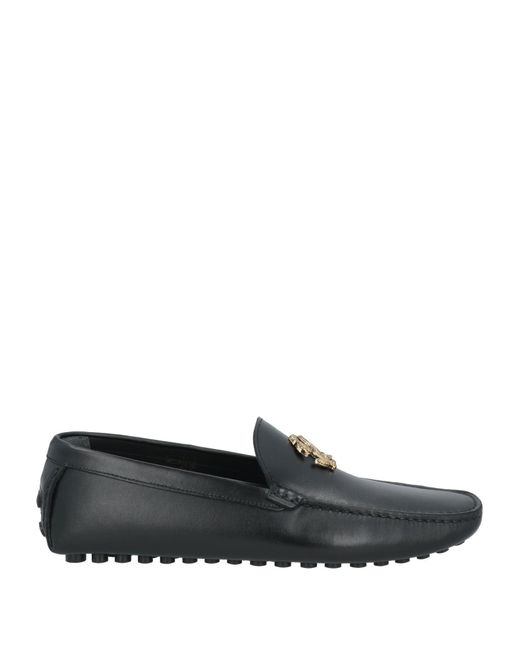 Roberto Cavalli Gray Loafers Calfskin for men