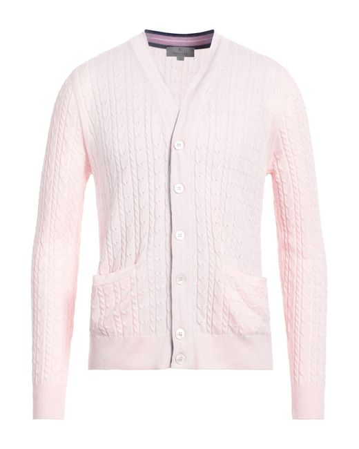 Canali Pink Cardigan for men