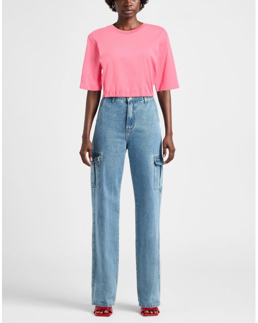Department 5 Pink T-Shirt Cotton