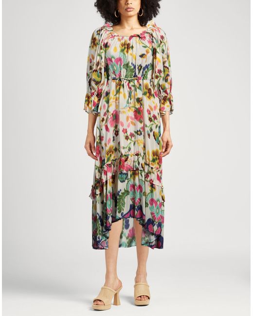 Vestido midi Anjuna de color White