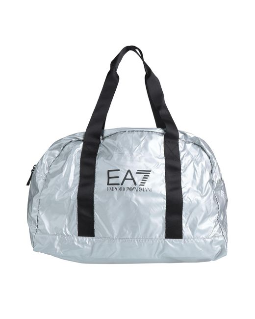 EA7 Gray Duffel Bags for men