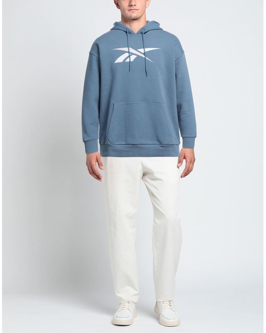 Reebok Blue Sweatshirt for men