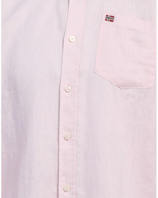Napapijri Pink Shirt for men