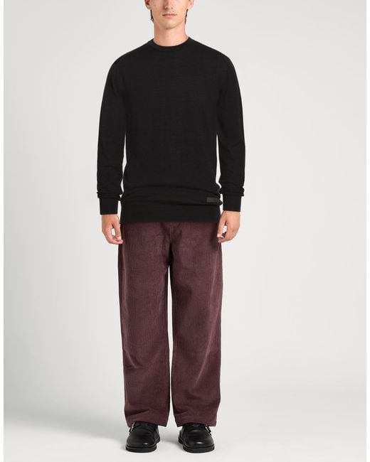 John Richmond Black Sweater Merino Wool for men