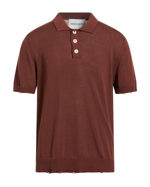 Pullover di Amaranto in Red da Uomo