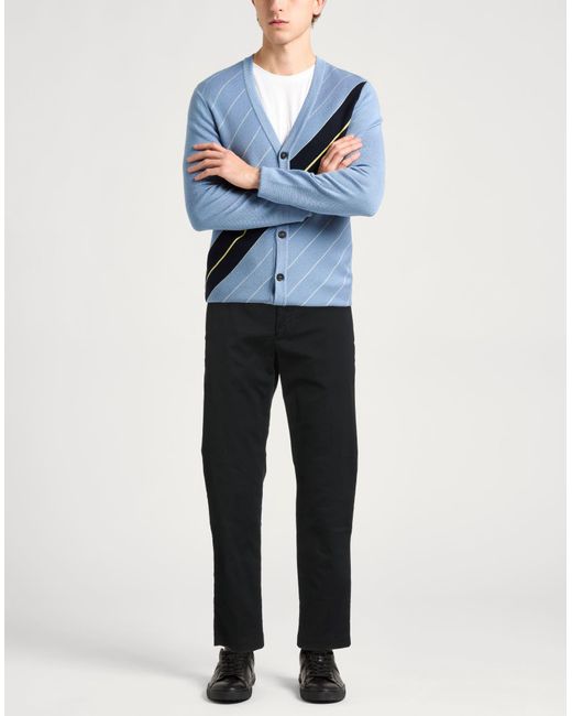 Peuterey Black Pants Cotton, Elastane for men