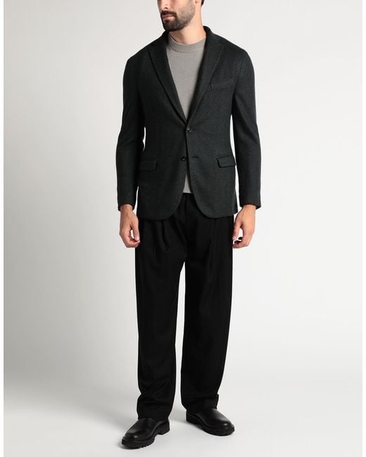 Boglioli Black Blazer for men