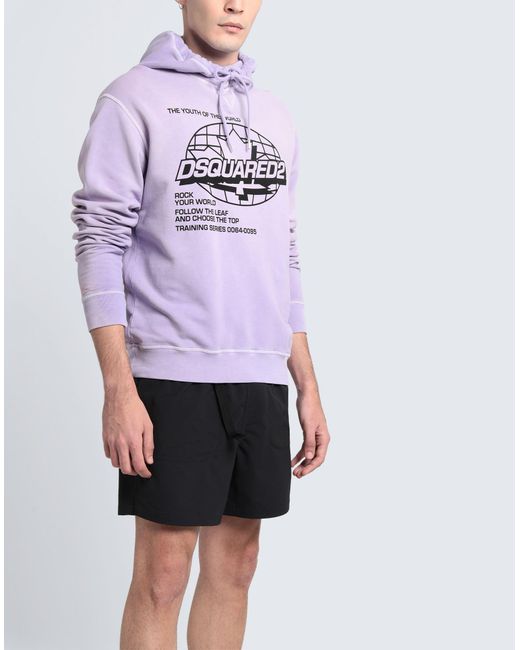 DSquared² Purple Sweatshirt for men