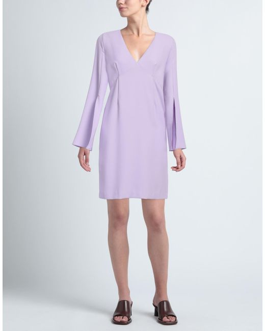 Twinset Purple Mini Dress
