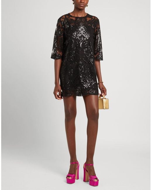 Semicouture Black Mini Dress
