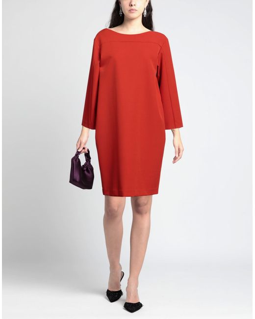Altea Red Midi-Kleid