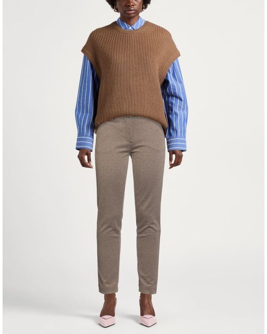 Mason's Gray Camel Pants Polyamide, Viscose, Polyester, Elastane